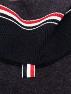 Thom Browne check-pattern scarf