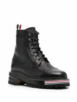 Thom Browne lace-up longwing boots