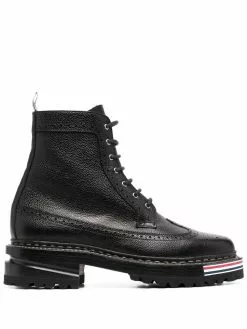 Thom Browne lace-up longwing boots