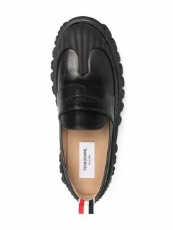 Thom Browne ridged penny loafers