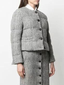 Thom Browne down-feather tweed sports jacket