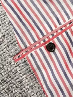 Thom Browne tweed cardigan overcoat