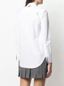 Thom Browne tie-detail cotton shirt