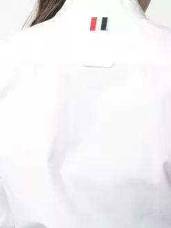 Thom Browne tie-detail cotton shirt