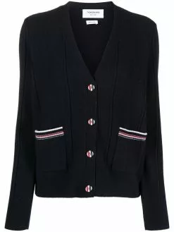 Thom Browne RWB-stripe cardigan