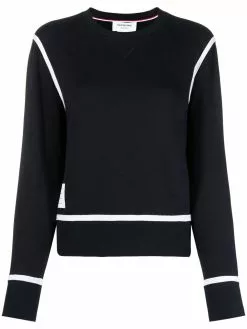 Thom Browne RWB-stripe performance sweatshirt