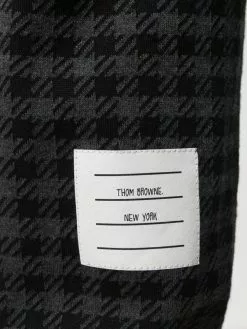 Thom Browne check-jacquard track pants