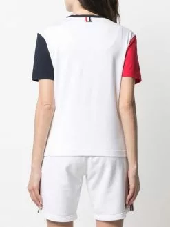 Thom Browne contrast-sleeve T-shirt
