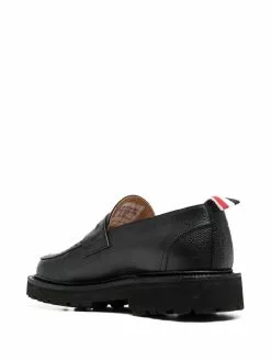 Thom Browne pebbled penny loafers