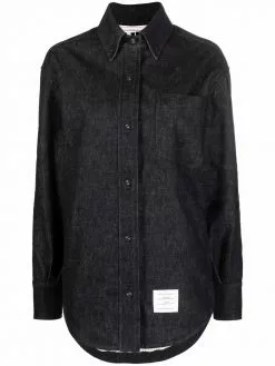 Thom Browne oversized wool shirt jacket