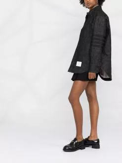 Thom Browne oversized wool shirt jacket