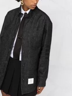 Thom Browne oversized wool shirt jacket