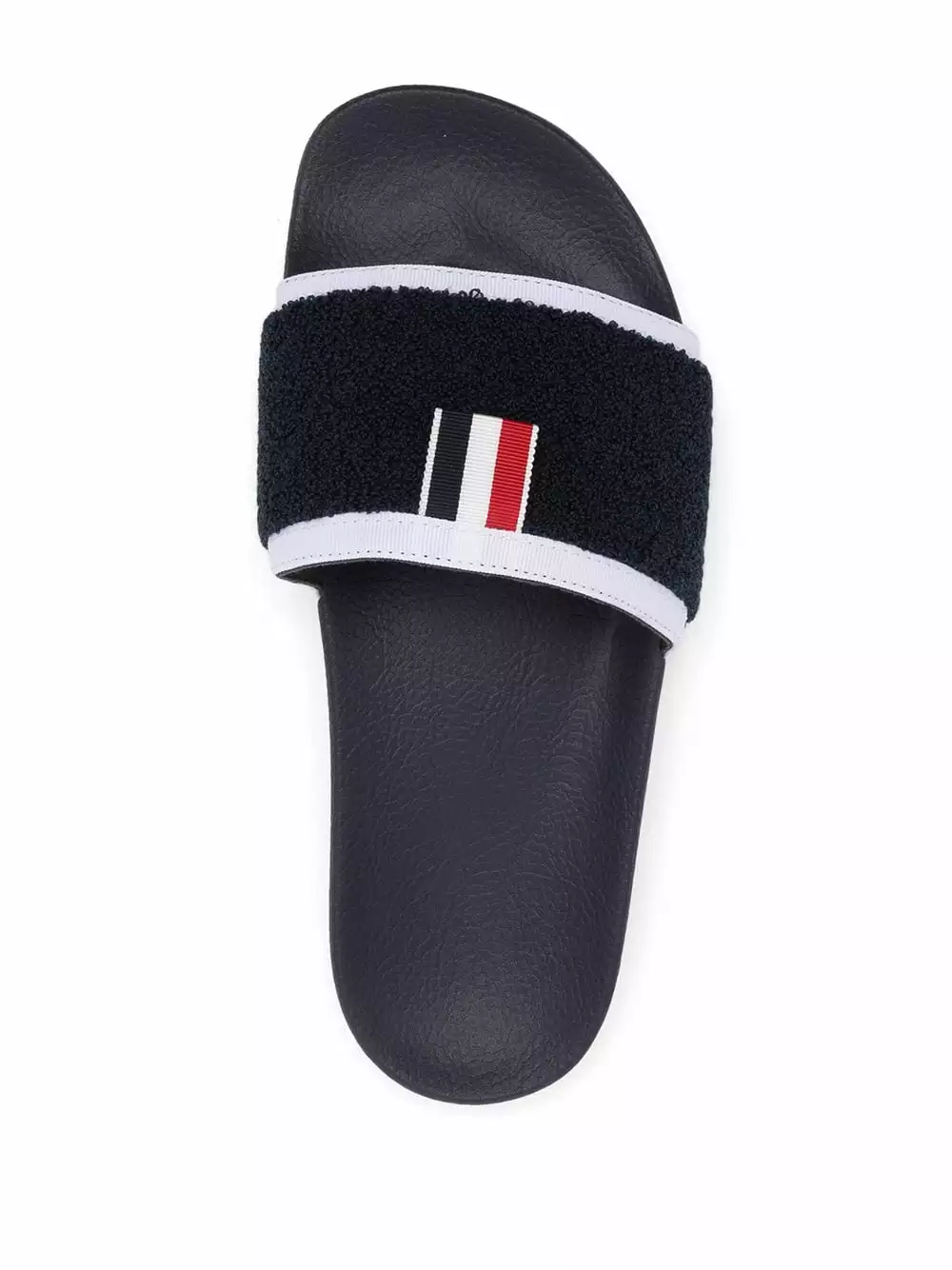 Thom Browne RWB stripe slides flip flops of men 4 Thom Browne RWB stripe slides