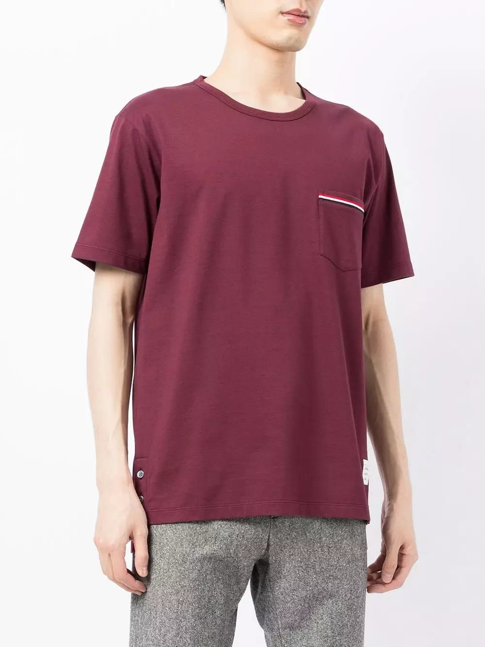 Thom Browne Pocket detail T shirt t-shirts of men 3 Thom Browne pocket-detail T-shirt