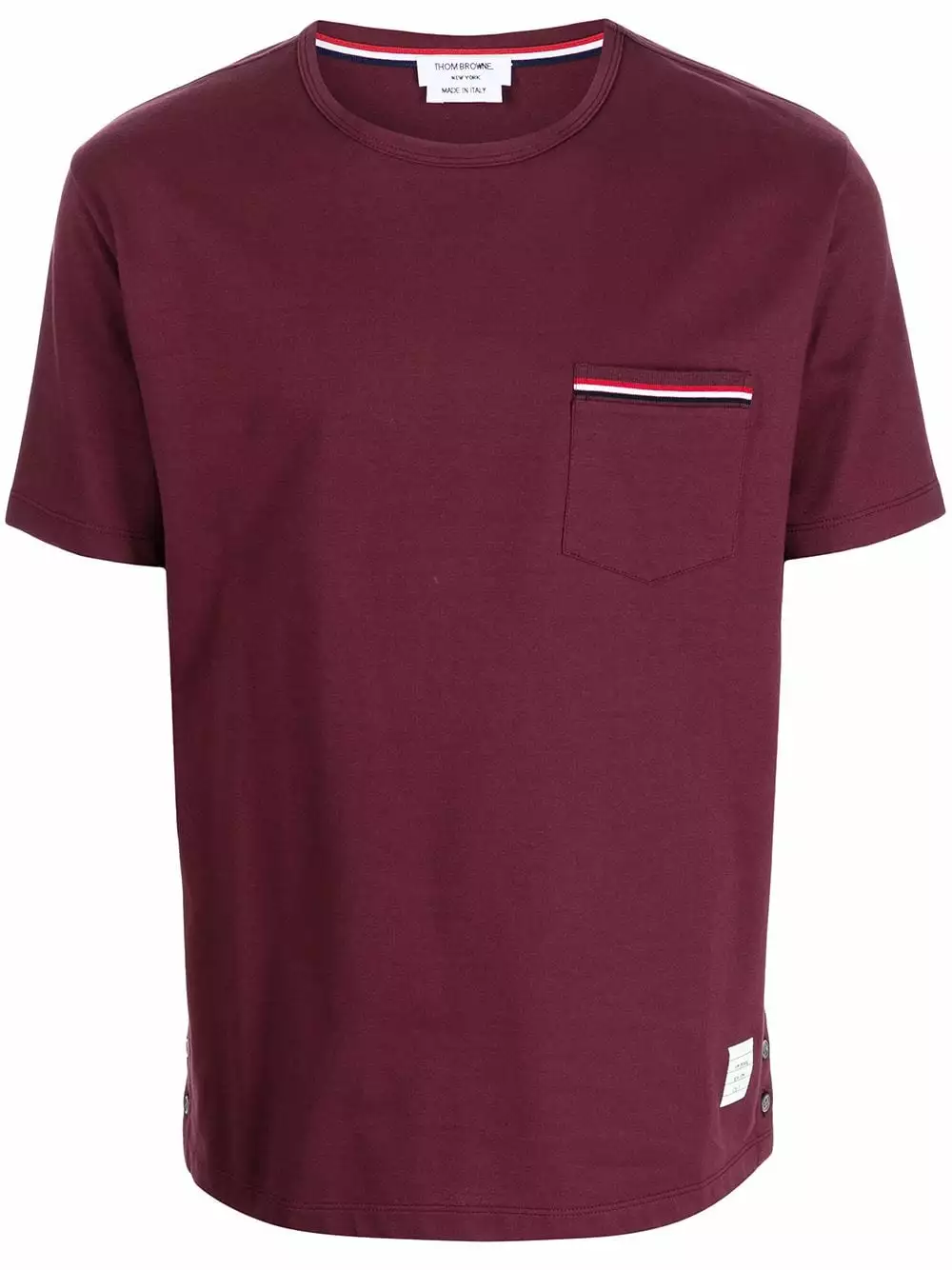 Thom Browne Pocket detail T shirt t-shirts of men 1 Thom Browne pocket-detail T-shirt