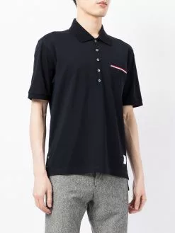 Thom Browne RWB stripe polo shirt