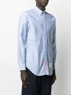 Thom Browne chest-pocket Oxford shirt