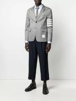 Thom Browne RWB-stripe long-sleeve shirt