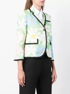 Thom Browne floral-print blazer