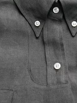 Thom Browne RWB stripe pleated shirtdress