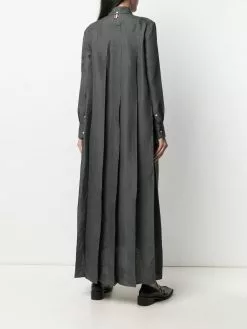 Thom Browne RWB stripe pleated shirtdress