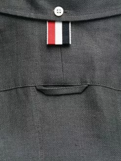 Thom Browne RWB stripe pleated shirtdress