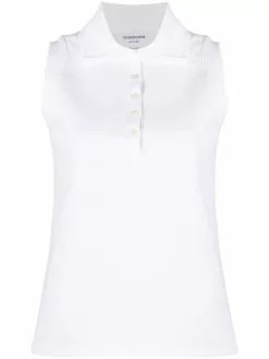 Thom Browne sleeveless polo shirt