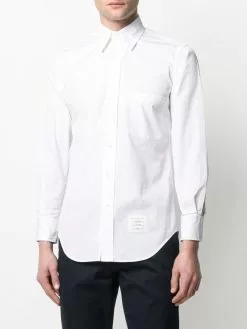Thom Browne Button down RWB detail shirt shirts of men 7 Thom Browne button-down RWB detail shirt