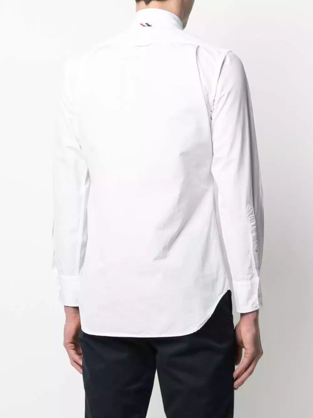 Thom Browne Button down RWB detail shirt shirts of men 4 Thom Browne button-down RWB detail shirt