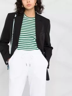 Thom Browne RWB-stripe cropped track pants