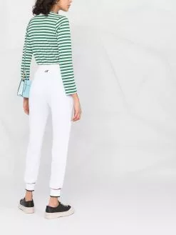 Thom Browne RWB-stripe cropped track pants