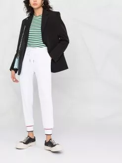 Thom Browne RWB-stripe cropped track pants