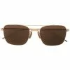 Thom Browne 12kt gold square-frame sunglasses