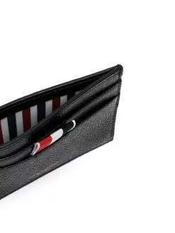Thom Browne Grosgrain tab leather cardholder wallets & purses of women 5 Thom Browne grosgrain-tab leather cardholder