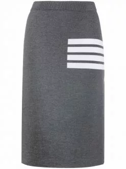 Thom Browne 4-Bar stripe knitted skirt