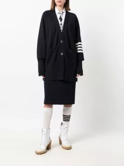 Thom Browne 4-Bar knee-length skirt