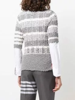Thom Browne 4-Bar striped jumper