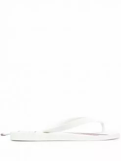 Thom Browne RWB-stripe flip flops