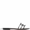Thom Browne three-bow slide sandals