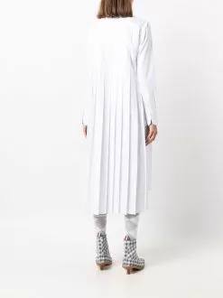 Thom Browne long-sleeve pleated shirtdress