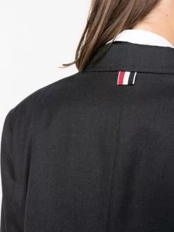 Thom Browne Mid length Chesterfield coat single breasted coats of women 9 Thom Browne mid-length Chesterfield coat