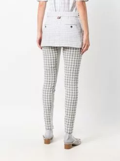 Thom Browne Sack check-print mini skirt