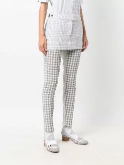 Thom Browne Sack check-print mini skirt