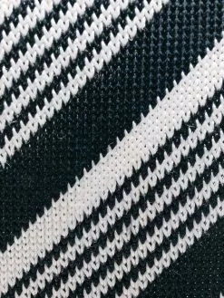 Thom Browne diagonal stripe knit tie