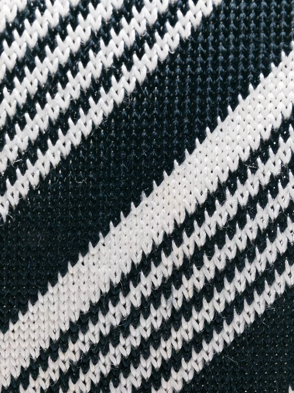 Thom Browne Diagonal stripe knit tie scarves of men 2 Thom Browne diagonal stripe knit tie