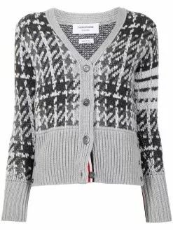 Thom Browne knitted cashmere cardigan