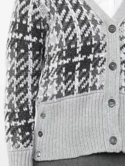 Thom Browne knitted cashmere cardigan