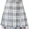 Thom Browne tartan-check tweed mini skirt