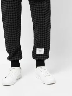 Thom Browne houndstooth-pattern track pants