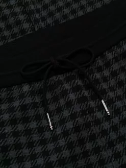 Thom Browne houndstooth-pattern track pants